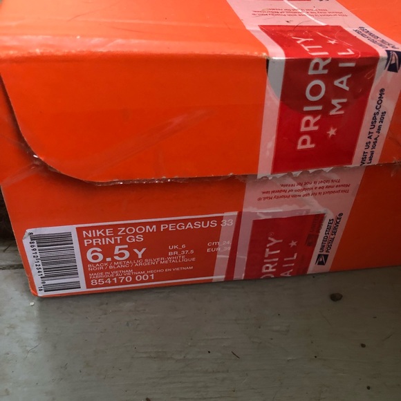 Nike Zoom Pegasus 33 6.5Y - Picture 2 of 2